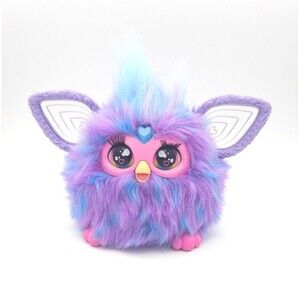 2023 Hasbro Furby Purple Blue Interactive Plush Toy Electronic Tested Working
